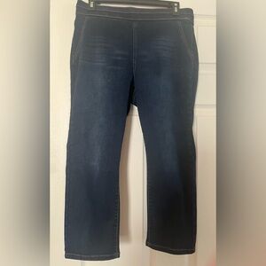 Soho High Waist Cropped Legging - Dark Indigo